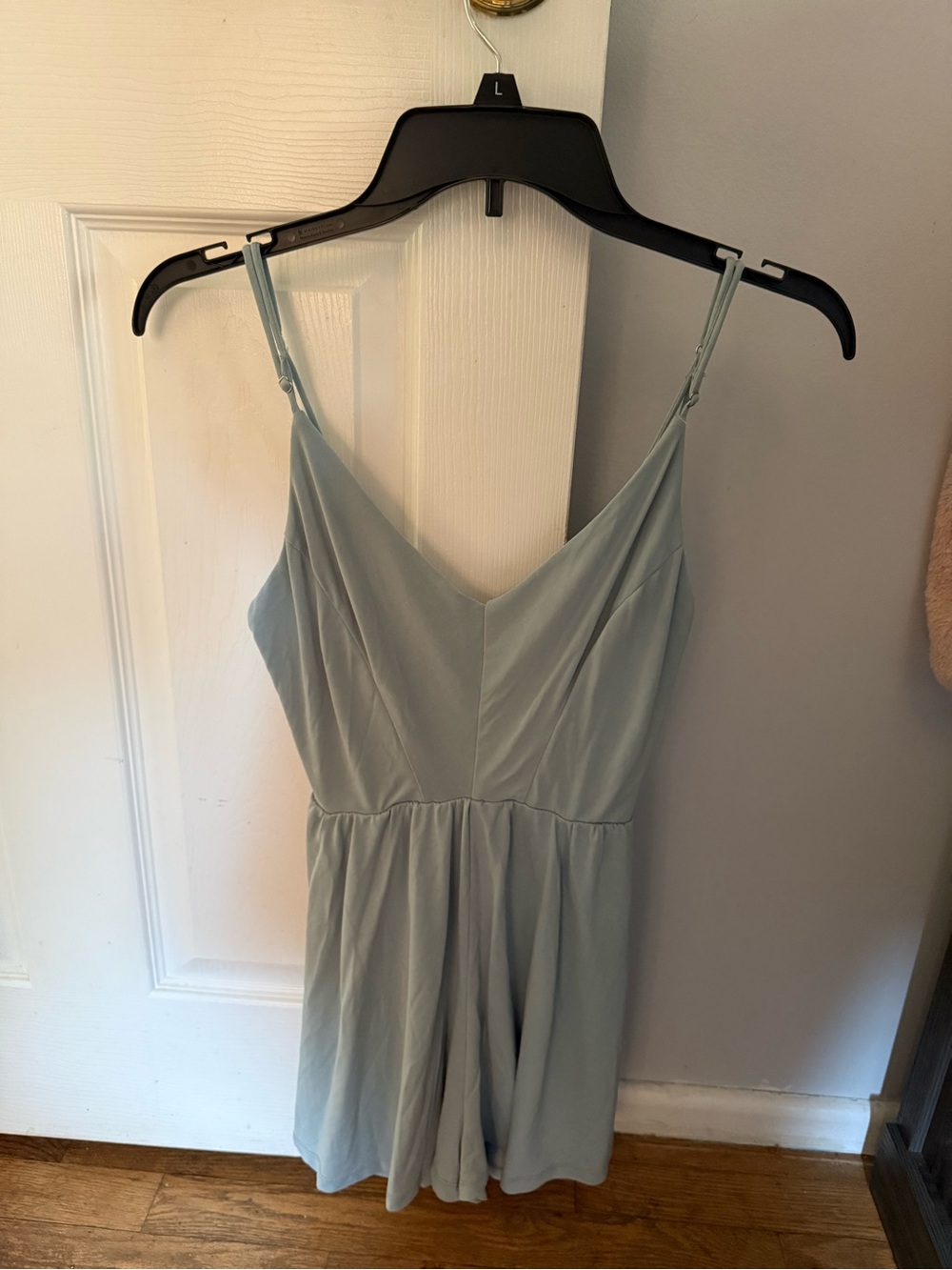 Love Tree Pale Blue Spaghetti Strap Romper